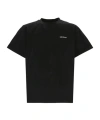 Off-white Graphic Print Short Sleeve Crew Neck T-shirt In Black