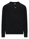 Off-white Printed Sweatshirt In Black