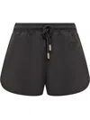 Off-white Crispy Ny Mesh Shorts In Black