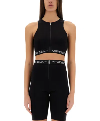 Off-white Crop Top