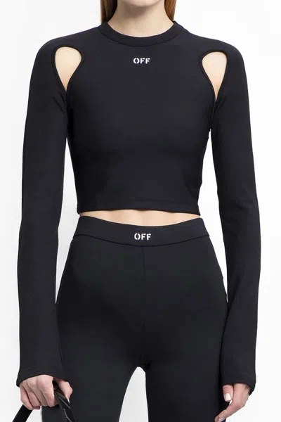 Off-white Top In Nero