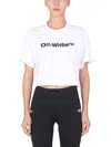 OFF-WHITE CROPPED FIT T-SHIRT