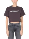 OFF-WHITE OFF-WHITE CROPPED FIT T-SHIRT