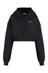 Off-white Cropped Hoodie