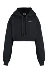 Off-white Cropped Hoodie