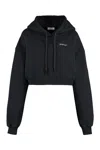Off-white Cropped Hoodie