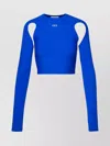 Off-white Logo-stamp Cut-out Blouse