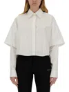 Off-white Chic Poplin Shirt In White