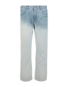 OFF-WHITE OFF-WHITE CROPPED SKINNY OMBRE JEANS MAN JEANS MULTICOLORED SIZE 33 COTTON