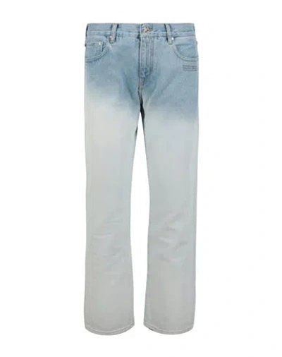 Off-white Cropped Skinny Ombre Jeans Man Jeans Multicolored Size 33 Cotton In Fantasy