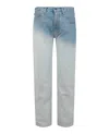 OFF-WHITE CROPPED STRAIGHT-LEG OMBRE JEANS