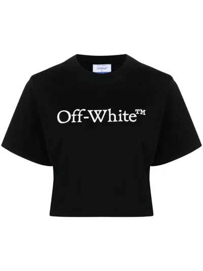 OFF-WHITE CROPPED T-SHIRT