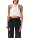 Off-white Cropped Top In White