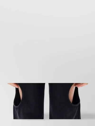 Off-white Cropped Zip Top Active In Black