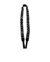 Off-white Crystal Decorative Strap In Black