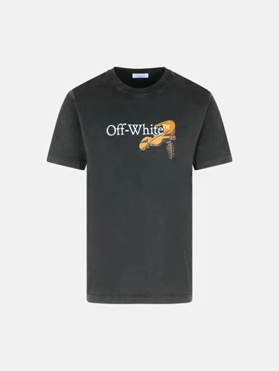 Off-white 'cupid Arrow' Black Cotton T-shirt