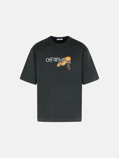 Off-white 'cupid Arrow' Black Cotton T-shirt