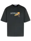 Off-white Cupid Arrow Graphic Short Sleeve T-shirt In Black