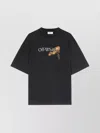 Off-white Cupid Arrow Graphic Short Sleeve T-shirt In Black