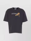 Off-white Cupid Arrow Skate Graphic T-shirt In Blue