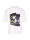 Off-white Cupid Skate Graphic Crewneck T-shirt In White