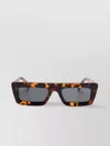 Off-white Curved Tips Rectangle Frame Sunglasses