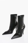 Off-white Crescent Ankle Boots