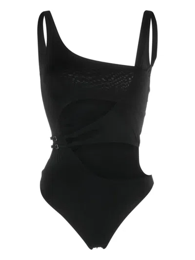 Off-white Cut-out High-cut Swimsuit