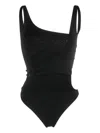 Off-white Cut-out High-cut Swimsuit