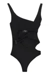 OFF-WHITE OFF-WHITE CUT-OUT HIGH-CUT SWIMSUIT