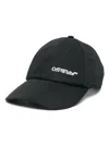 Off-white 3d Logo Bksh Baseball Cap Accessories In Black /white