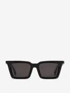 Off-white Black Dark Grey Acetate Sunglasses In Black