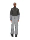 Off-white Dark Gray Off Parachute Jacket In Green