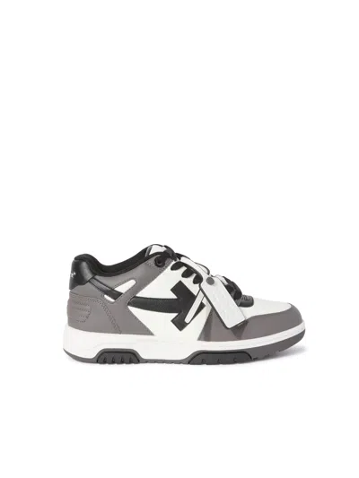 Off-white Dark Gray/black Out Of Office In Grey
