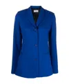 Off-white Tailored Blazer With Welt Pocket In Blue