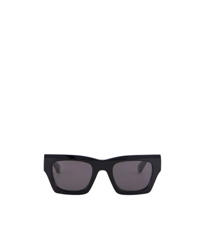 Off-white Davie Geometric Sunglasses In Black