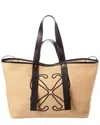 Off-white ™ Day Off Medium Raffia & Leather Tote In Brown