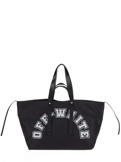 Off-white Day-off Mesh Bag In Black