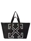 Off-white Large Heritage Day Off Tote Bag In Black