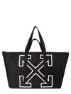 Off-white Large Heritage Day Off Tote Bag In Black