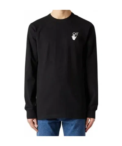 OFF-WHITE DEGRADE ARROW L/S TEE BLACK MULTICOLOR
