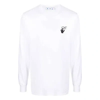 Pre-owned Off-white Degrade Arrows L/s T-shirt White/multi In White/multi-color