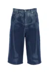 Off-white Skeleton Denim Bermuda Shorts
