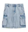 Off-white Bookish Denim Shorts In Blue