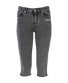 Off-white Denim Capri Trousers
