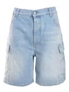 Off-white Denim Cargo Shorts
