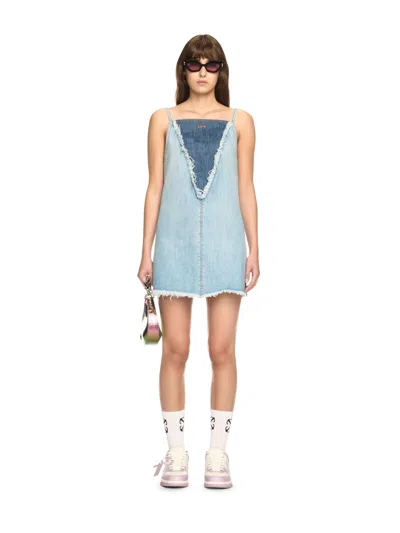 OFF-WHITE DENIM DOLL DRESS