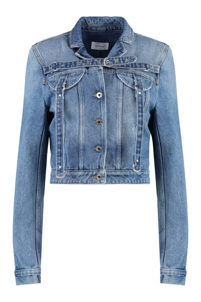 Off-white Denim Jacket In Blue