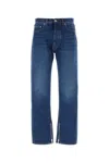 Off-white Indigo Blue Cotton Jeans