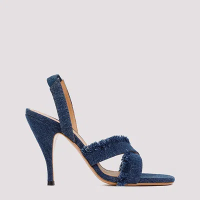 OFF-WHITE DENIM SANDAL